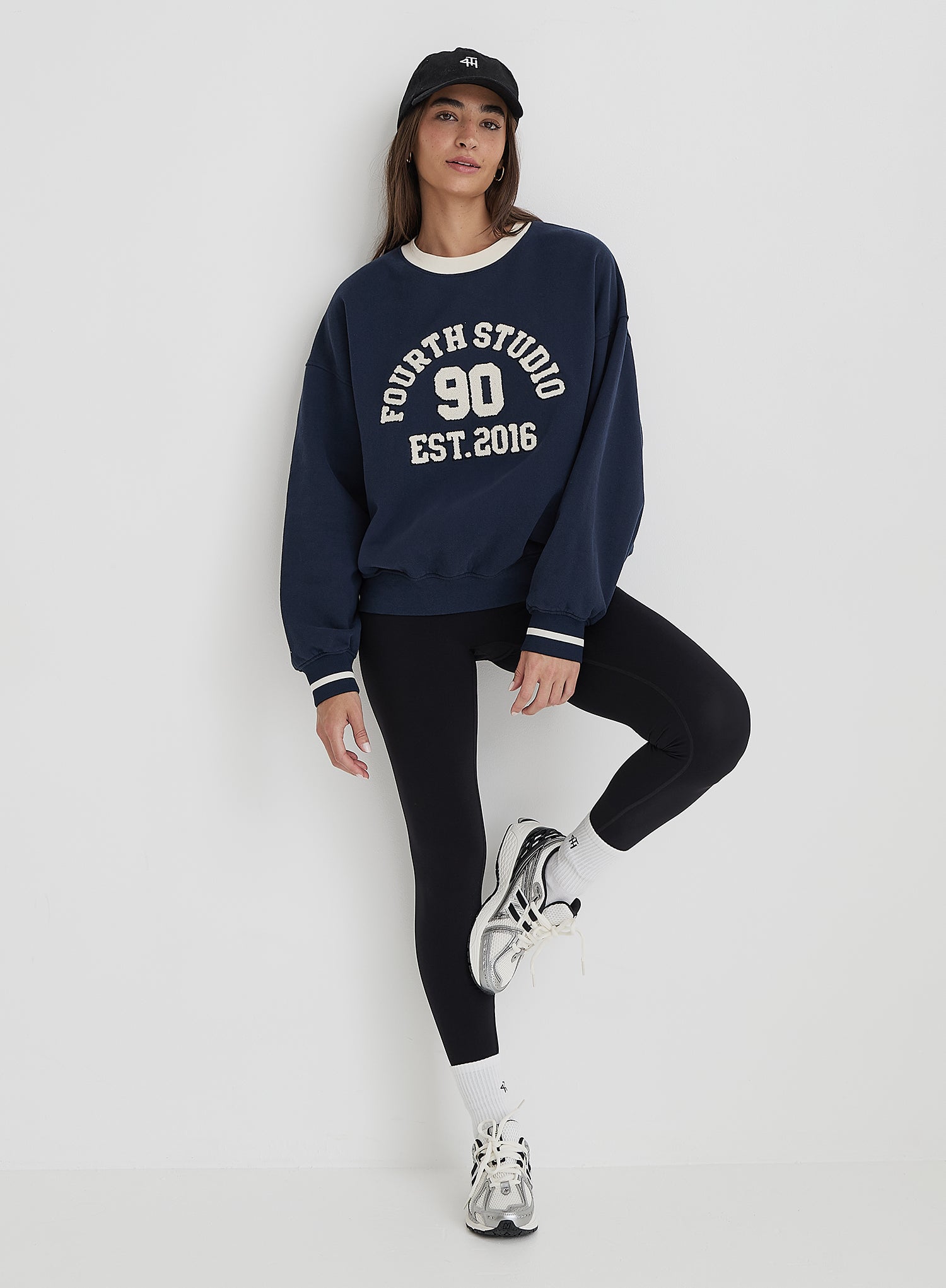 Navy Fourth Studio Relaxed Oversized Sweatshirt